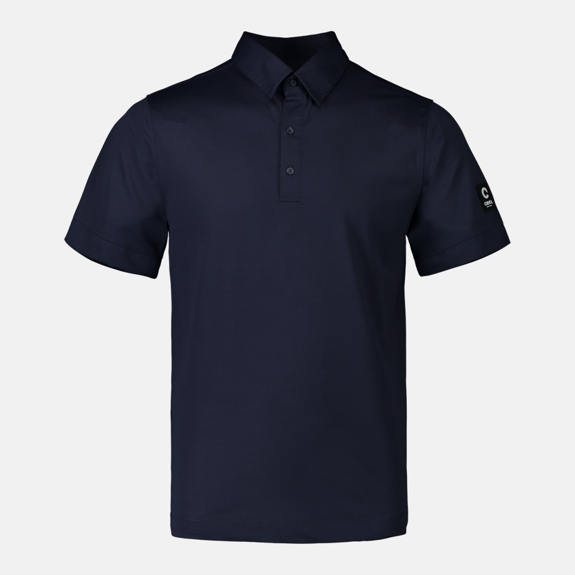 Polo shirt with high moisture wicking capacity